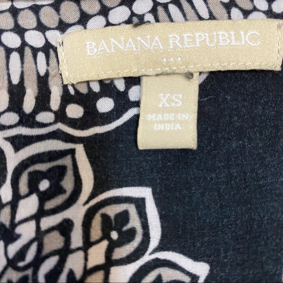 Banana Republic, Black & Tan Dress, Size XS - Picture 4 of 5